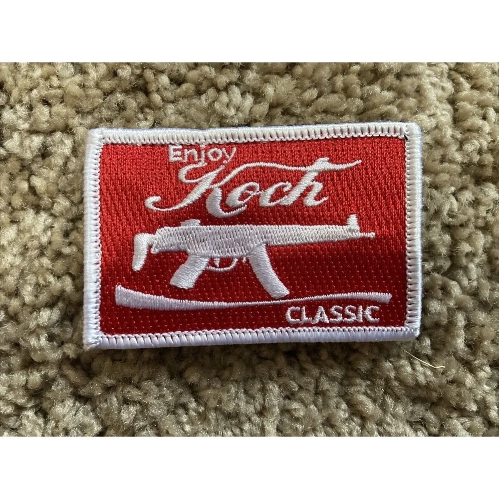 Heckler‎ and Koch HK / Coca-Cola Parody Embroidered Patch w/ Hook Backing 3